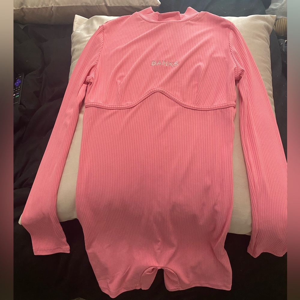 Banks Brand Pink Playsuit (NWOT)